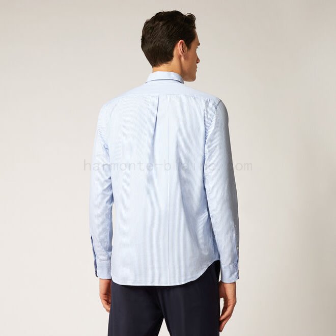 harmont and blaine outlet Cotton shirt with contrasting interior F08511-01012 On Line