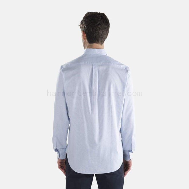 harmont e blaine outlet Camicia in cotone con interni a contrasto F08511-0812