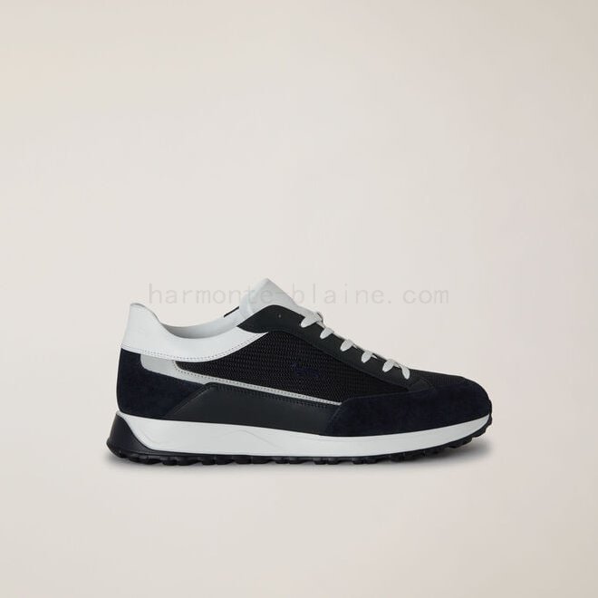 (image for) A Poco Prezzo Sneaker in camoscio con inserti a contrasto F08511-0762