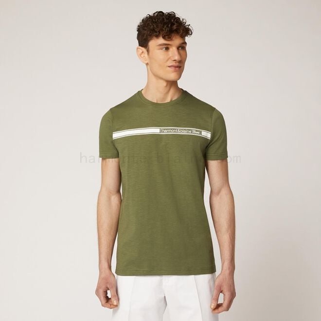 (image for) Autentico T-shirt in cotone con logo F08511-01040