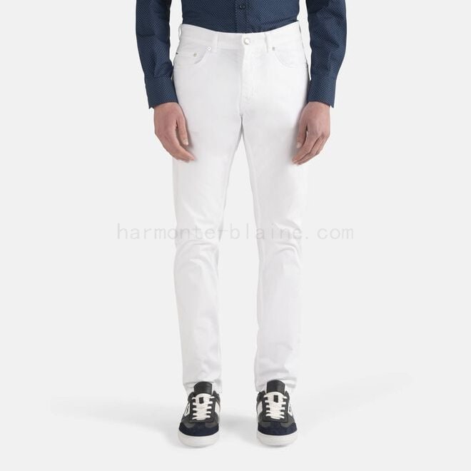 harmont & blaine outlet shop online Pantalone cinque tasche in gabardina comfort F08511-0718 Saldi